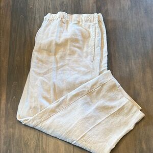 Tommy Bahama Beige Linen Chinos